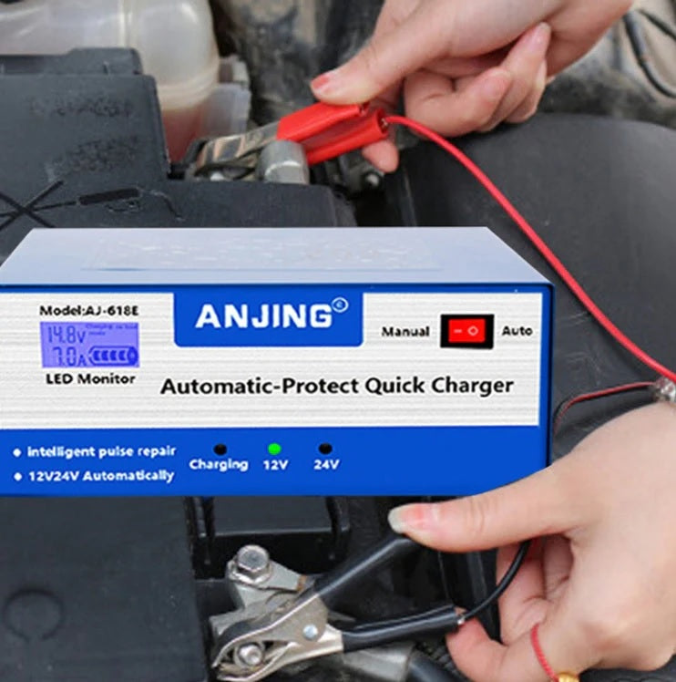 Интелигентно Импулсно зарядно за акумулатор 12V - 24V
