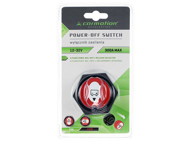 Ключ маса превключвател прекъсвач изолатор на акумулатор 12- 32V 300А Carmotion