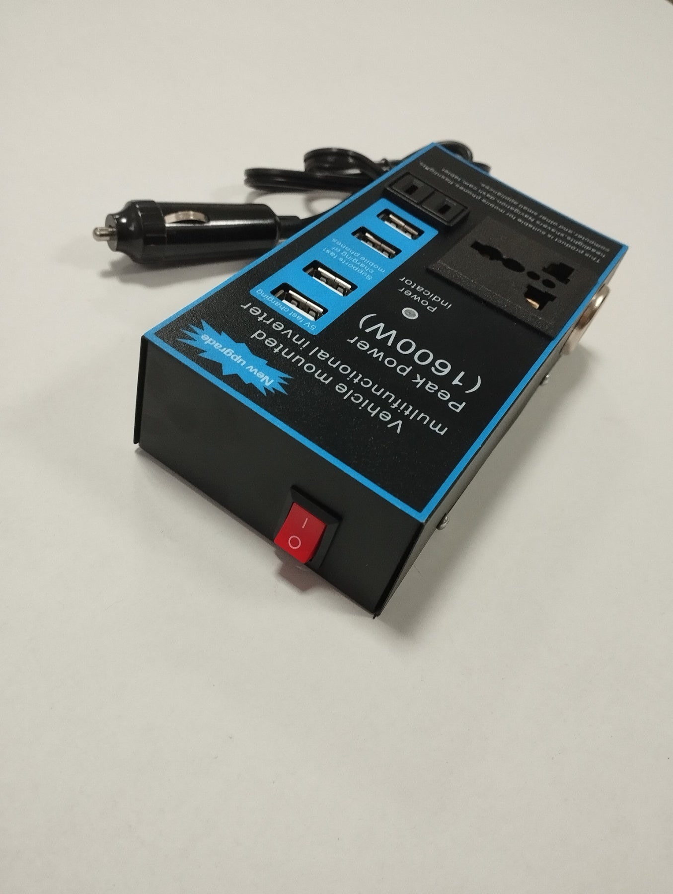 Мултифункционален Инвертор преобразувател на напрежение от 12V на 220V - 1600W