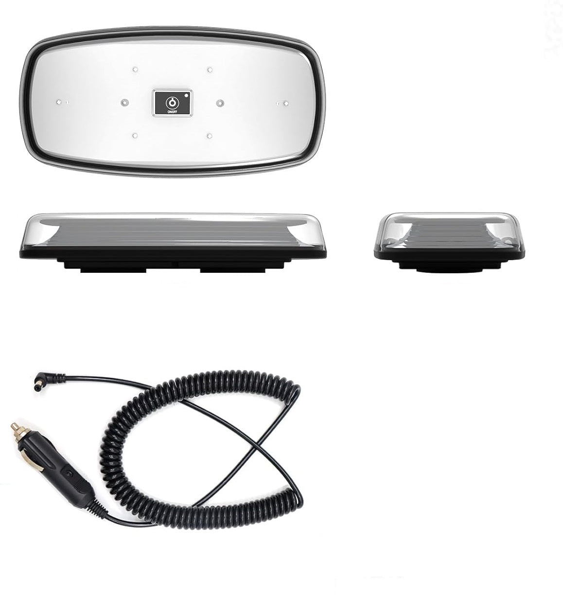 Wireless Безжична Лед Led Блиц Аварийна Сигнална Лампа Маяк с презареждаща се батерия с магнит 12V - 24V за пътна помощ платформа агро техника и др.