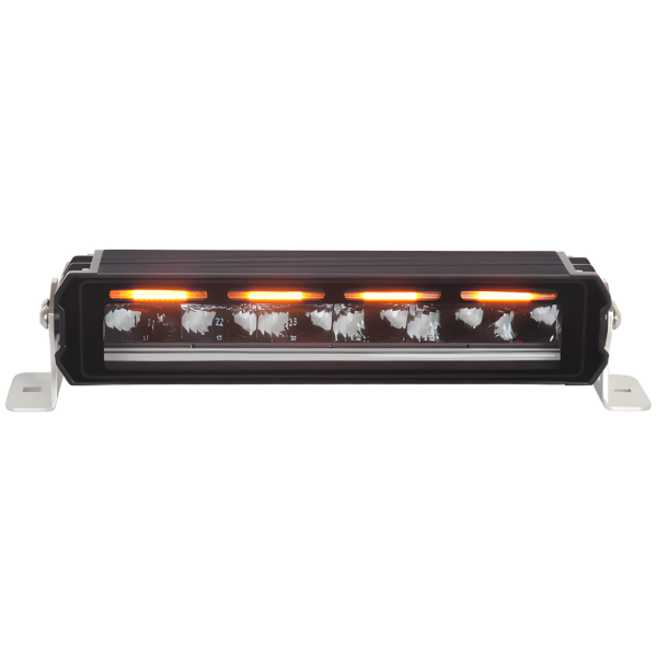 30.5 cm / 12 Инча 12V - 24V Висококачествен Led Bar Лед Бар Диоден Прожектор с бяла DRL габаритна светлина и оранжева аварийна блиц 4800LM
