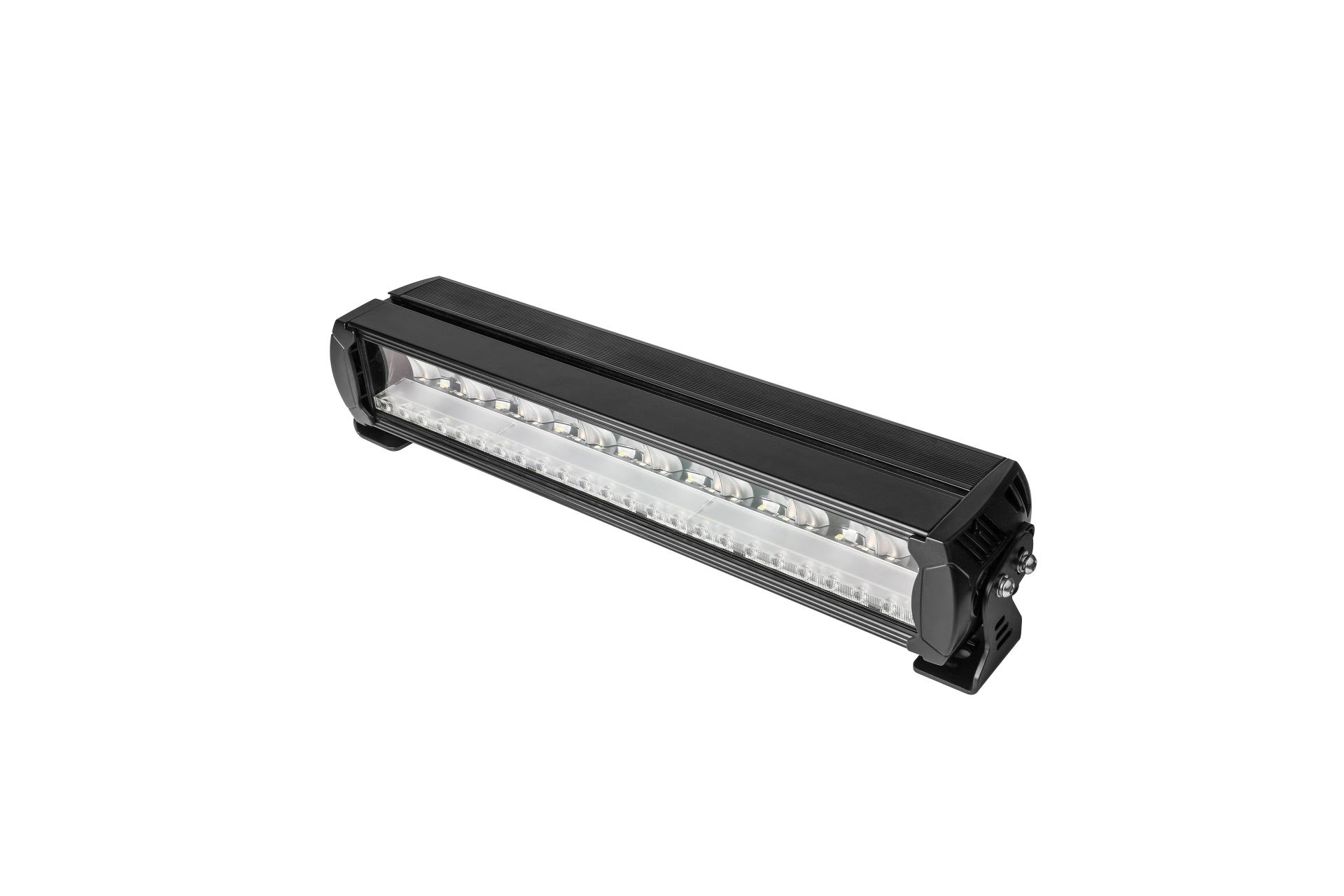 45 cm 12 - 24 V Висококачествен Led Bar Лед Бар Диоден Прожектор DRL с бяла габаритна светлина и оранжева аварийна блиц 80W 5500LM