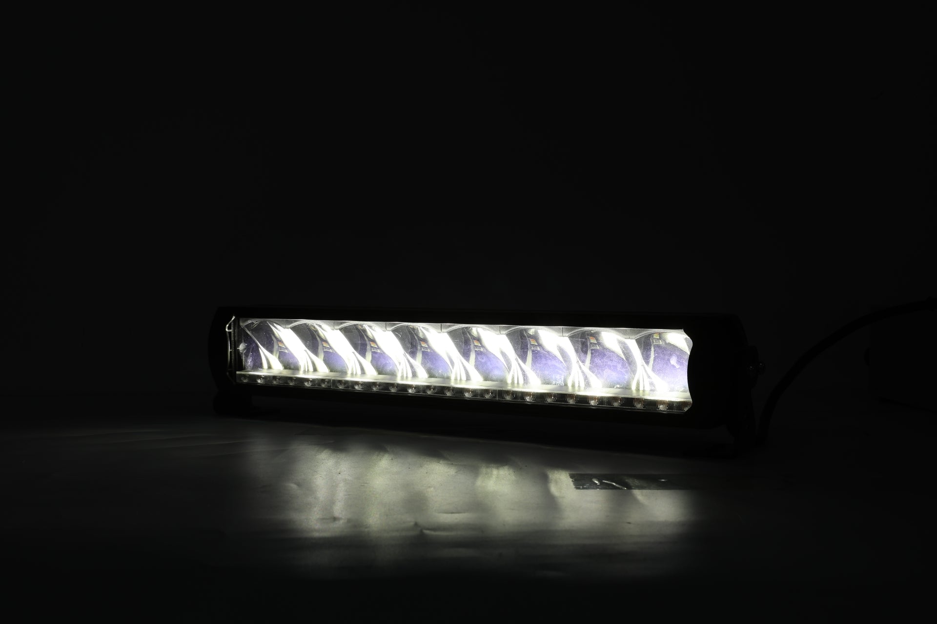 45 cm 12 - 24 V Висококачествен Led Bar Лед Бар Диоден Прожектор DRL с бяла габаритна светлина и оранжева аварийна блиц 80W 5500LM