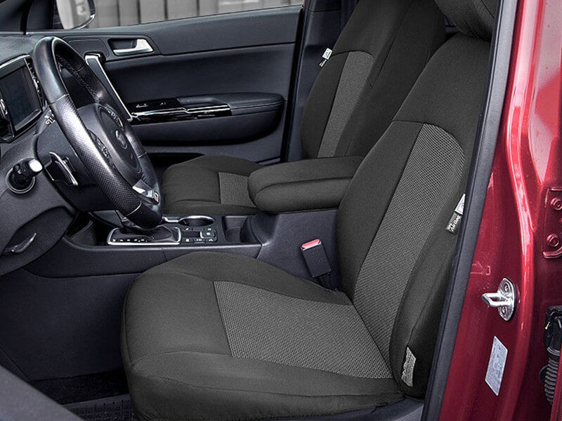 Пълен Комплект Тапицерия Kegel за предни+задни седалки на Kia Sportage IV 2015-2020 Черна Текстил