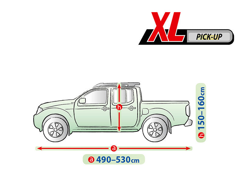 Висококачествено Покривало Kegel за Пикап Pick Up Серия Mobile размер XL 490-530x150-160cm