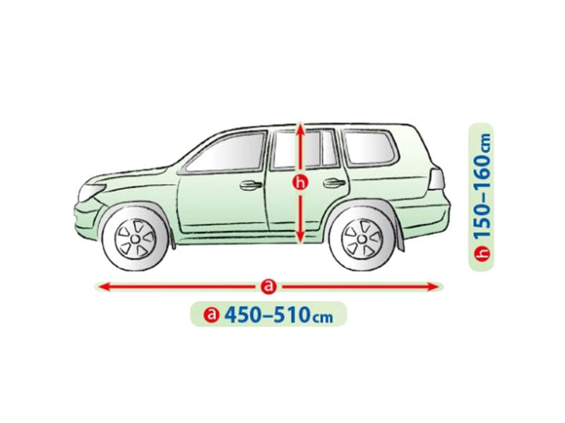 Висококачествено Покривало Kegel за Джип SUV OFF-ROAD Серия Mobile размер XL 450 - 510см х 150 - 160см