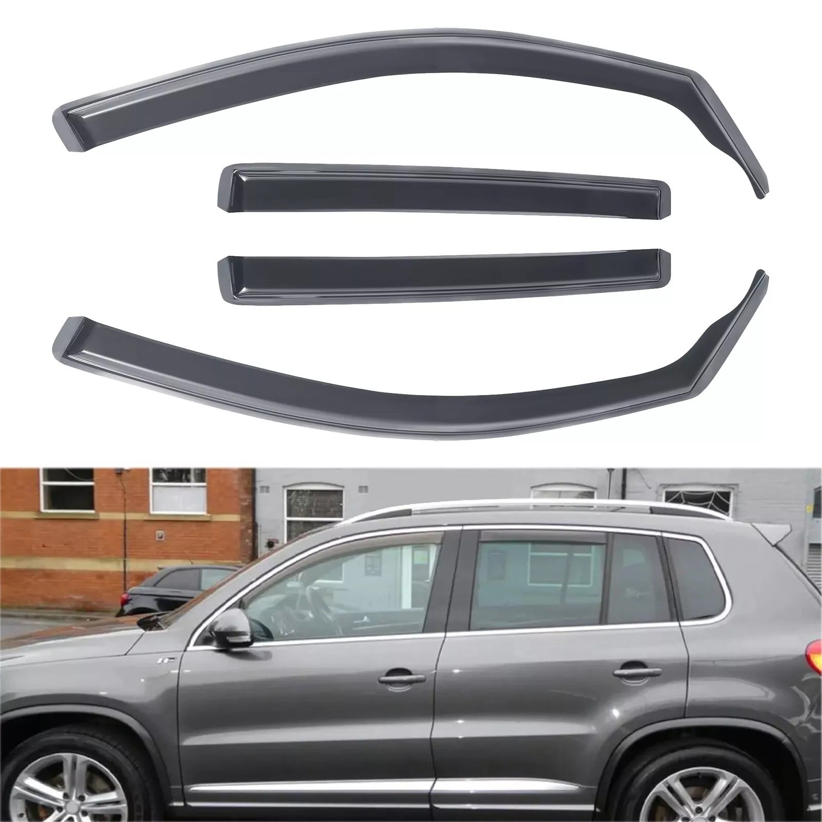 Комплект от 4бр. ветробрани за VW TIGUAN 2016 - 2024