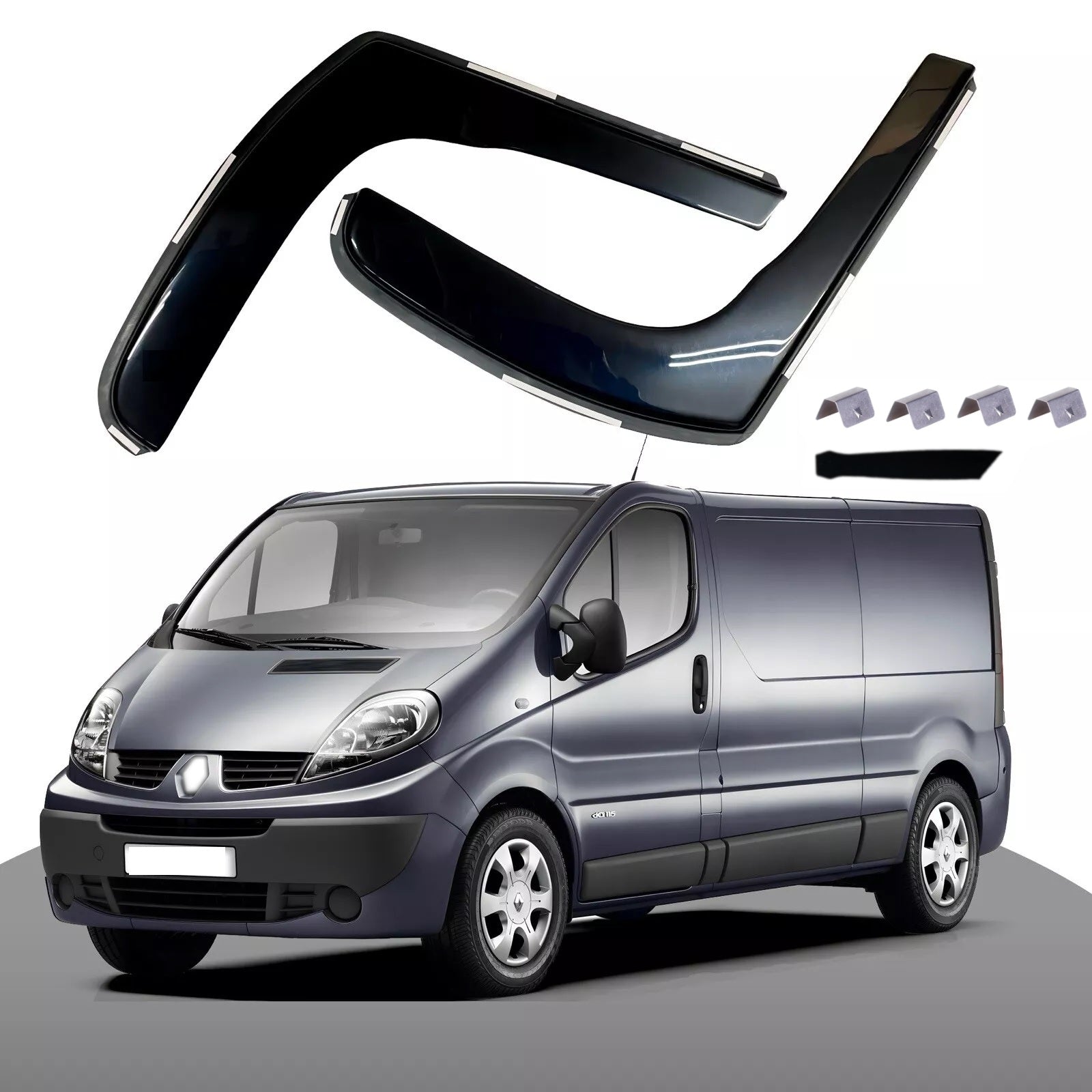 Комплект от 2бр. ветробрани за Renault Рено TRAFIC Opel Опел VIVARO Nissan PRIMASTAR 2001 - 2014