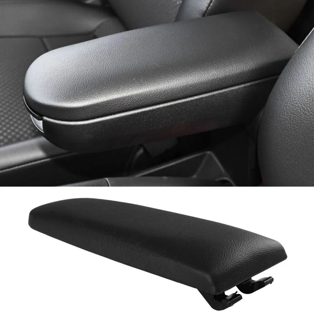 Капак за подлакътник VW Golf 4, Bora, Beetle, Polo, Passat, Jetta с черно кожено покритие