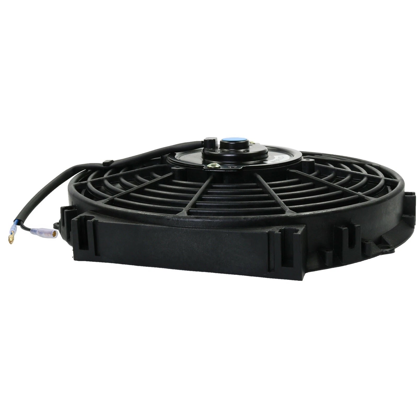 Универсален електрически вентилатор перка за радиатор – 10 инча ( 25см), 12V, 80W, ABS и стомана, безшумен