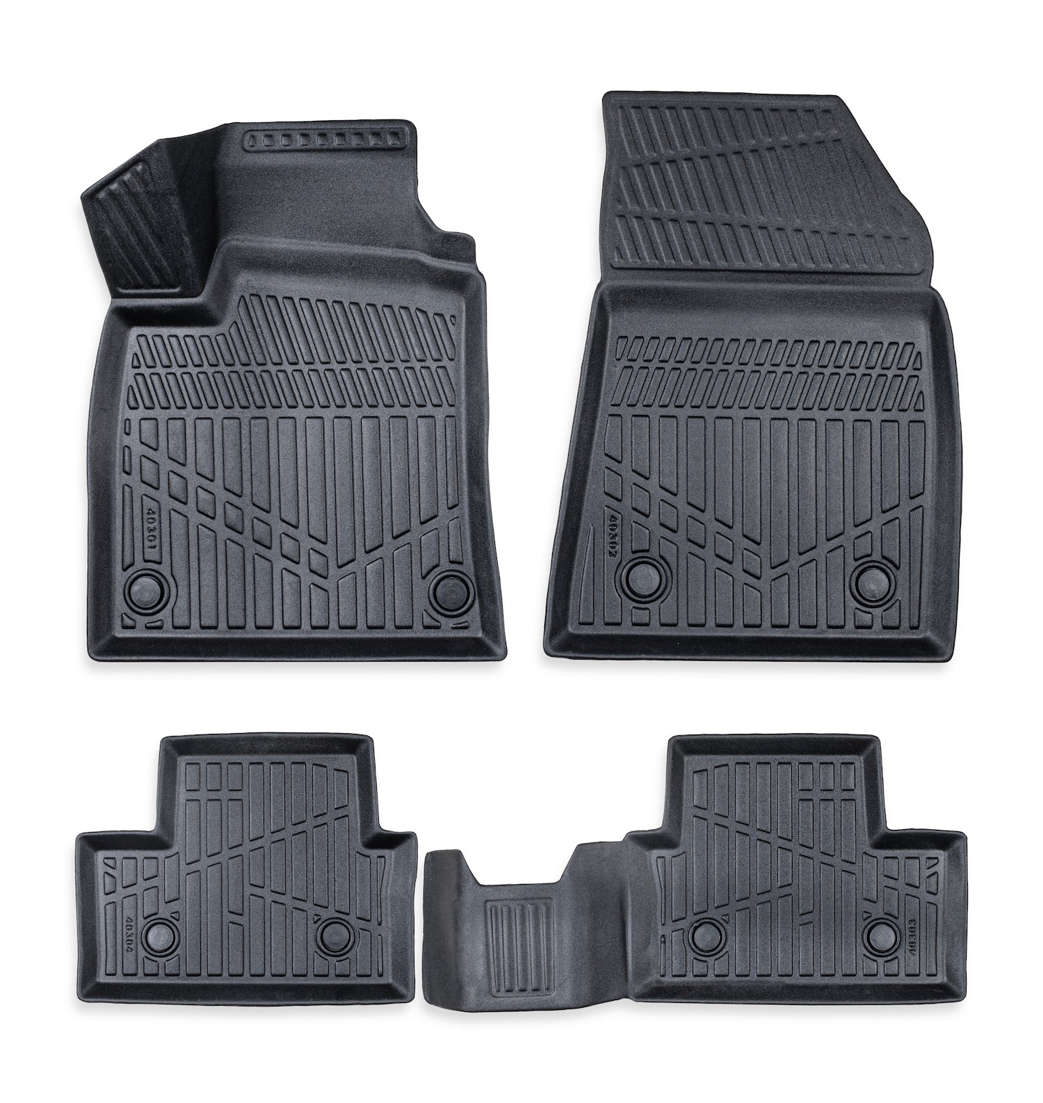 Комплект 4бр. 3D Гумени стелки за купе Erpassan - RENAULT CLIO V 2019+