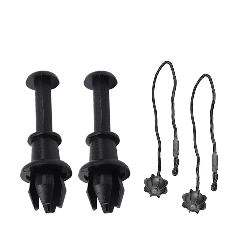 Комплект 2 бр. OEM Щипки / Пинове с Въже за кора на багажник - AUDI, SEAT, SKODA, VW