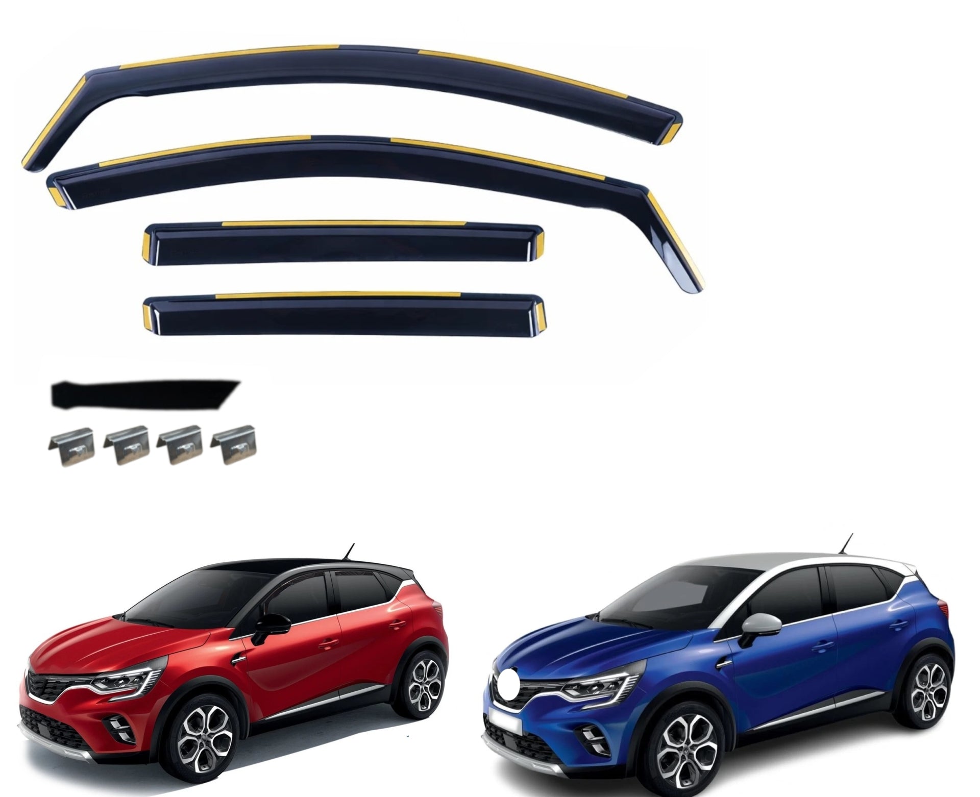 Комплект от 4бр. ветробрани за Renault Captur II 2019 г. + / Mitsubishi ASX II 2023 г. +