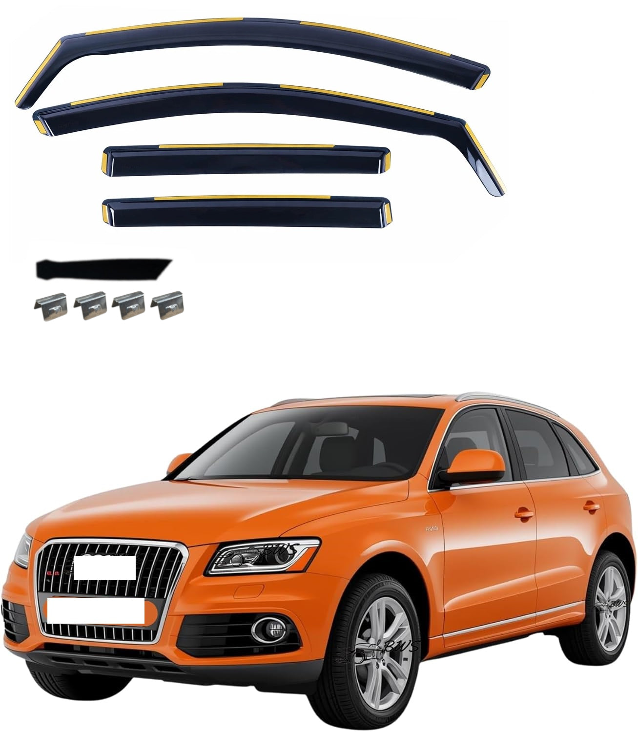 Комплект от 4бр. ветробрани за Audi Q5 I (8R) 2008 - 2016 г.