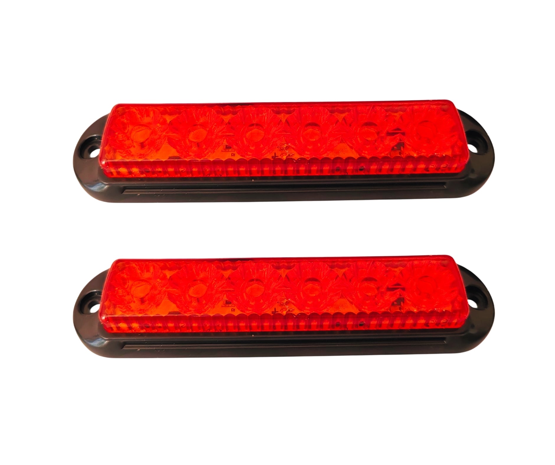 LED аварийна / сигнална лампа (Flash) – Червена 6 Диода 4 режима 12V-24V