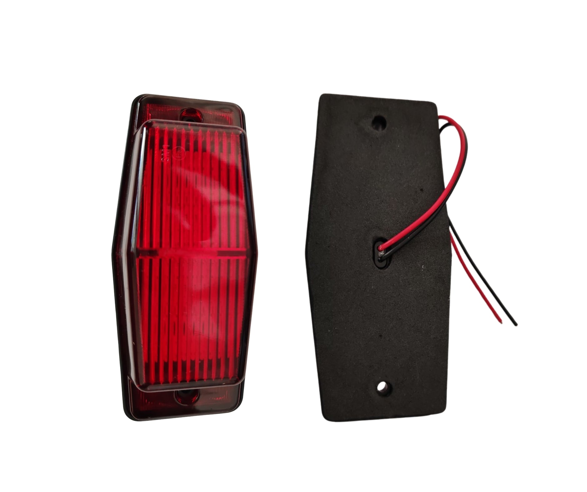 Стационарна LED сигнална / габаритна лампа – Червена 12V/24V