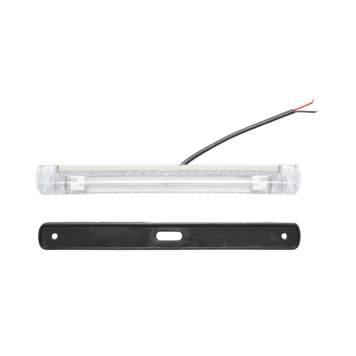 Бял LED габарит/контурна светлина – 6 Диода 24V 240 mm