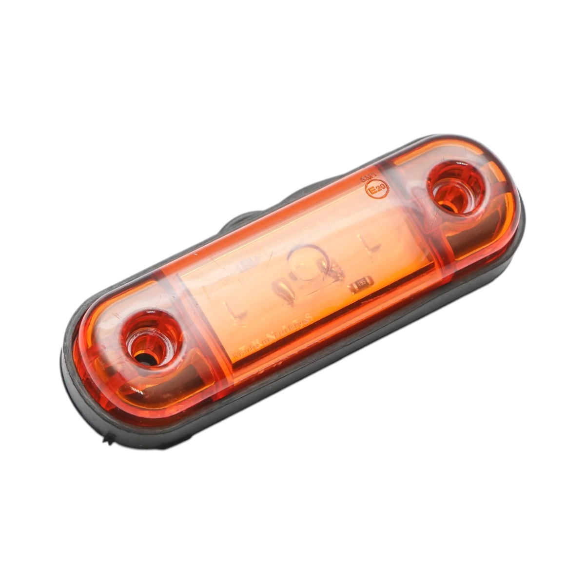 Жълта LED Габаритна светлина / Маркер - 3 диода 12V-24V