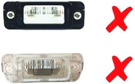 Плафони за осветление на задния номер за Mercedes W164 ML (2009+) / X164 GL - с T10 крушки, 50x29 mm