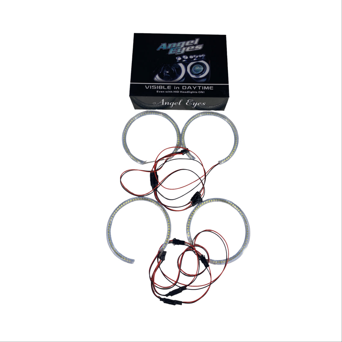 Ангелски Очи диодни за BMW E39 OEM (2000-2003) с фабрични ангелски очи - с 66 диода