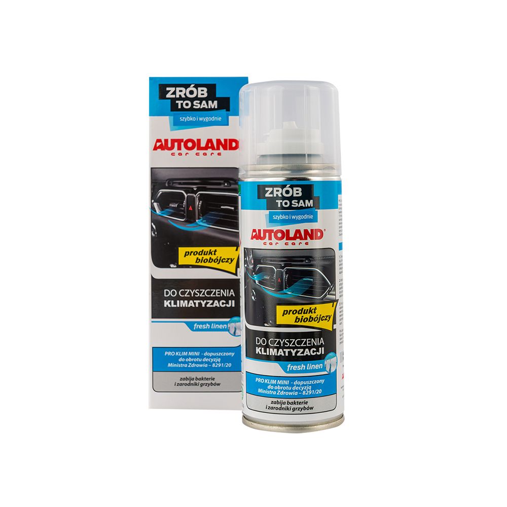 ПОЧИСТВАЩ ПРЕПАРАТ И ОСВЕЖИТЕЛ ЗА КЛИМАТИЦИ 200ML СВЕЖ ЛЕН