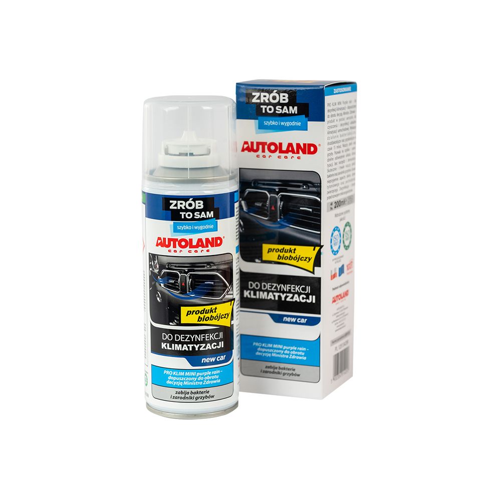 ПОЧИСТВАЩ И ОСВЕЖАВАЩ СПРЕЙ ПРЕПАРАТ ЗА КЛИМАТИЦИ 200МЛ, АЕРОЗОЛ, НОВ АВТОМОБИЛ