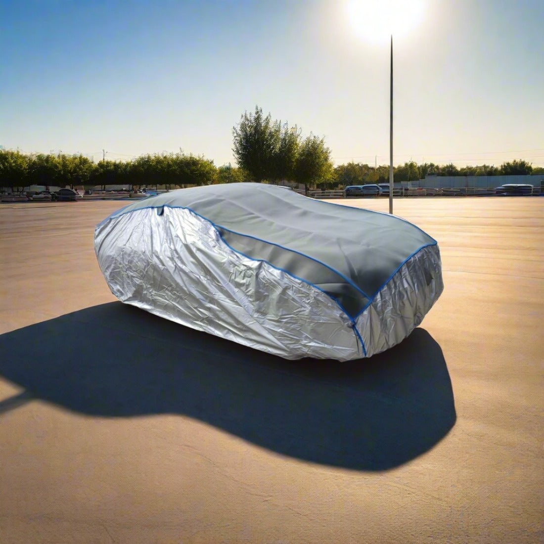 ПОКРИВАЛО ЗА КОЛА ПРОТИВ ГРАДУШКА - STOP ICE - РАЗМЕР L / SUV - 490X185X145 CM