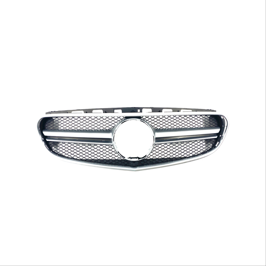Решетка Mercedes W212 E-Class Facelift (2014+) - AMG черна с хром лайсни