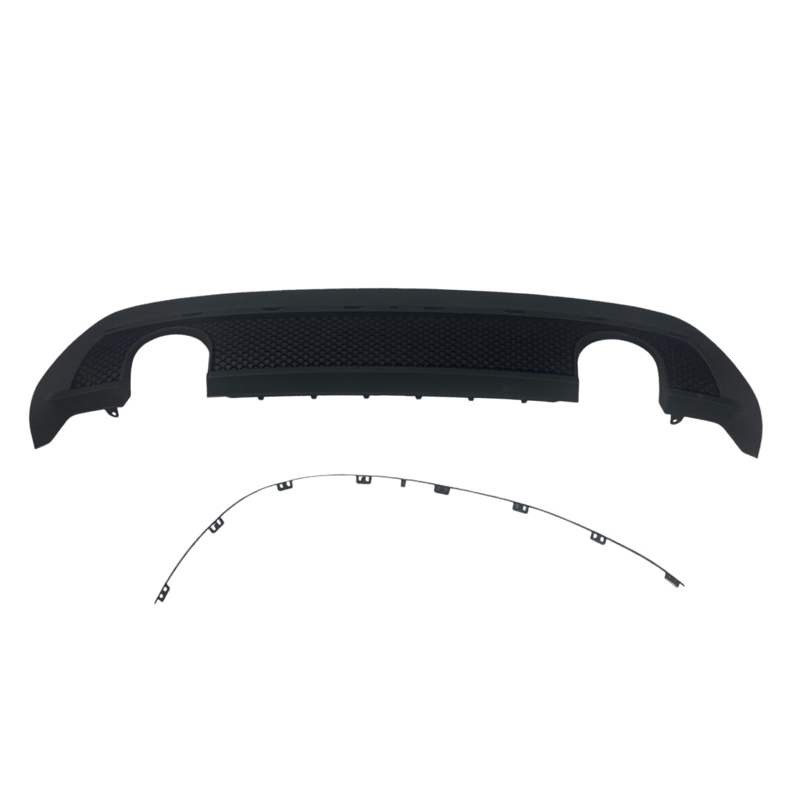 Дифузьор за задна броня за Mercedes A-class W176 - AMG двоен