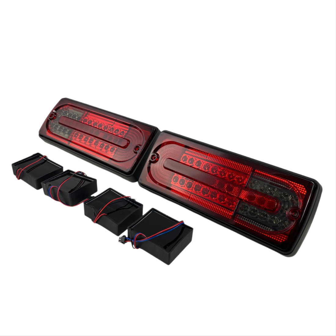 Диодни стопове за Mercedes W461/W463 G-CLASS (1990-2012) - с опушен мигач