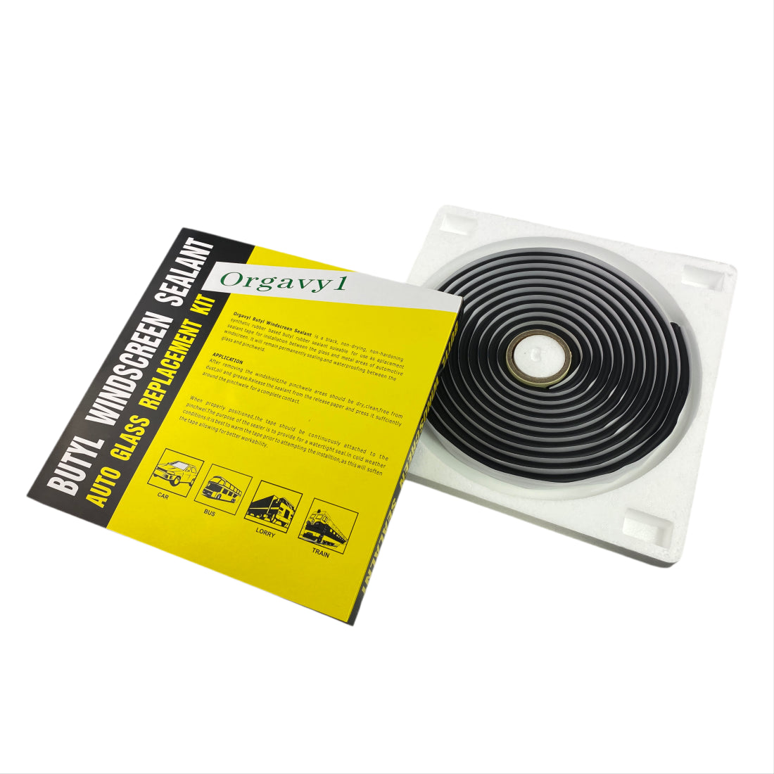 БИТУМНО ЛЕПИЛО ЗА ФАРОВЕ И СТЪКЛА - КУТИЯ -4,5 МЕТРА