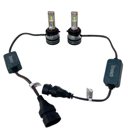 ЛЕД КРУШКИ - LED СИСТЕМА 9005 / HB3 STREETECH МОДЕЛ STN2 ЗА ФАРОВЕ - 150 000 ЛУКСА, 45W - CANBUS 6000K - 1500% ПОВЕЧЕ СВЕТЛИНА