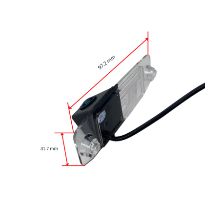 Камера за задно виждане за Hyundai Santa Fe (2002+) / Азера
