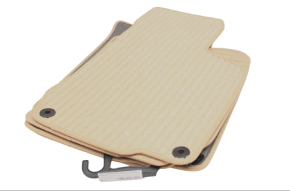 Мокетни стелки за Vw Golf 4 / Vw Bora / Vw Beetle / Skoda Octavia 1 (1997-2010) / Seat Leon, Toledo (1999-2005) - бежови