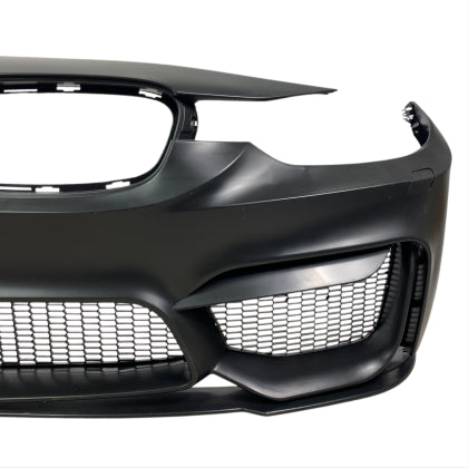 Предна Броня за BMW F30 (2011+) - M3 с лип спойлер - без отвори за парктроник