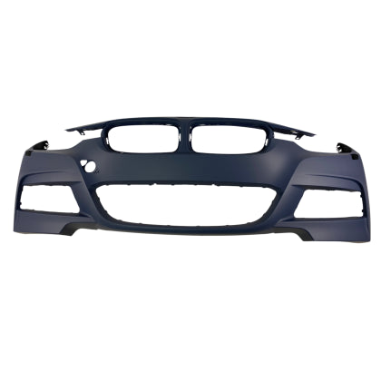 ПРЕДНА БРОНЯ ЗА BMW F30 (2012-2018) - M-TECH ДИЗАЙН С ОТВОРИ ЗА ХАЛОГЕНИ, БЕЗ ПАРКТРОНИК