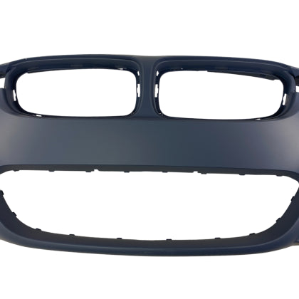 ПРЕДНА БРОНЯ ЗА BMW F30 (2012-2018) - M-TECH ДИЗАЙН С ОТВОРИ ЗА ХАЛОГЕНИ, БЕЗ ПАРКТРОНИК