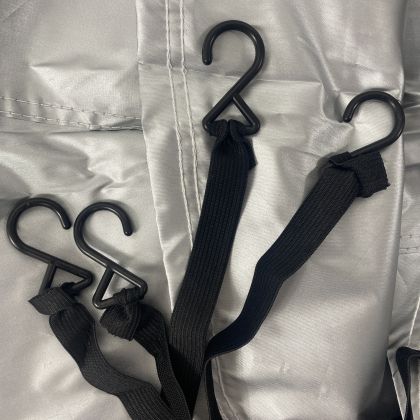 Покривало за предно, задно и странични стъкла - лятно / зимно - сив цвят - размер XL