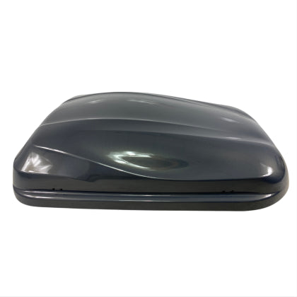 АВТОБОКС JUNIOR ALTRO 140X90X38CM С 70 MM КРЕПЕЖИ, С ЕДНОСТРАННО ОТВАРЯНЕ С КЛЮЧ, 370 ЛИТРА - СИВ АНТРАЦИД ГЛАНЦ