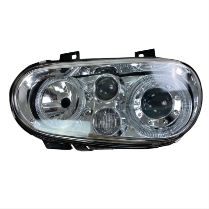 Кристални фарове Angel Eyes GOLF IV R32 - хром