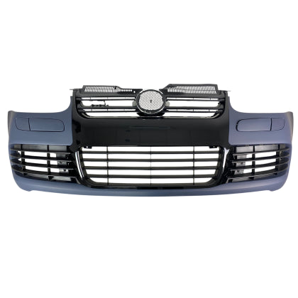 ПРЕДНА БРОНЯ ЗА VW GOLF 5 - R32 ДИЗАЙН С ЧЕРНА РЕШЕТКА