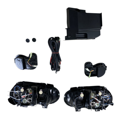 Кристални фарове Angel Eyes GOLF IV R32 - хром