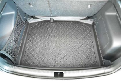 Гумирана стелка за багажник за Skoda Rapid Spaceback (2013+) Ambition & Elegance Combi lower boot (without / under variable boot floor)