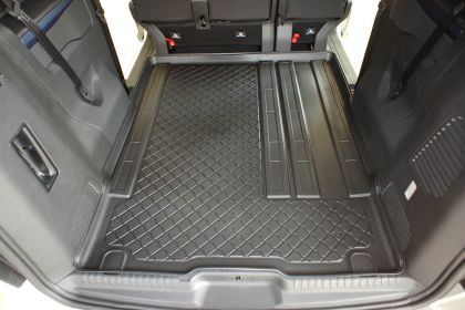 Гумирана стелка за багажник за Citroen Jumpy III SpaceTourer L2 (Medium) (2016+) / Peugeot Expert III Traveller L2 (Medium) / Toyota ProAce Verso L2 (Medium) / Opel Zafira Life (2019+) / Opel Vivaro (2019+) - (combi/tour) behind 2nd row of seats size: 1