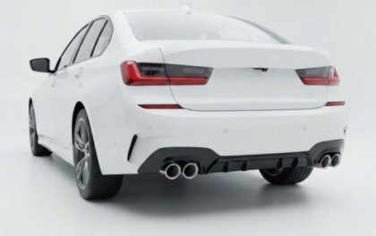 Дифузьор за BMW G20 (2018+) - M-Performance двоен за двоен накрайник