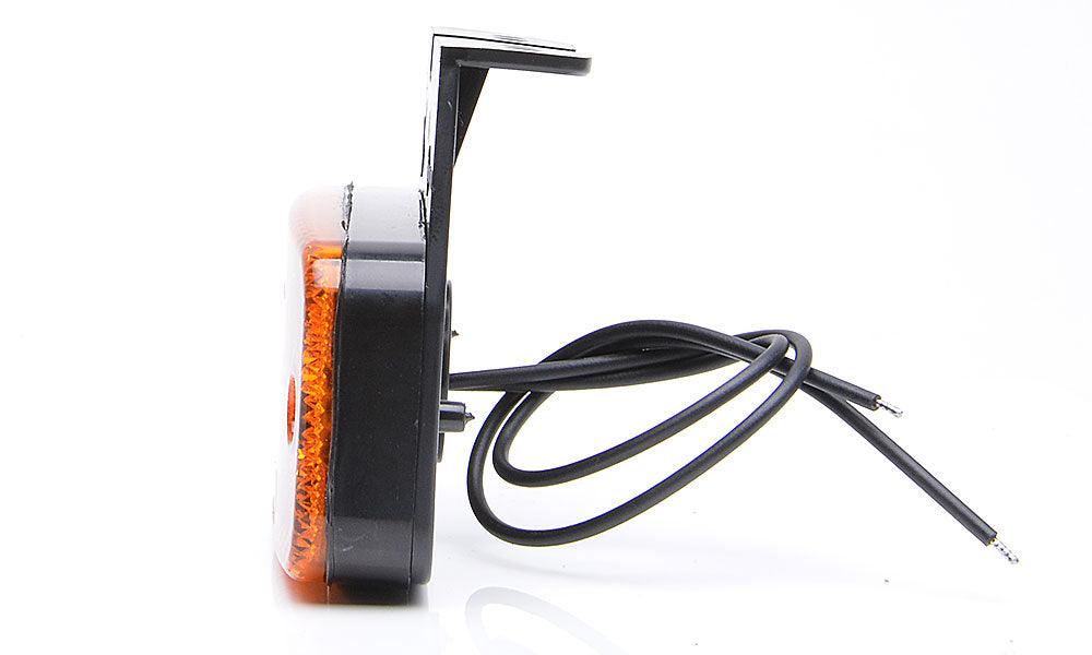 1 брой LED Светодиоден Габарит Със Стойка, Маркер, Вграден Рефлектор, Е-Mark, Ефект Неон, Водоустойчив, 12V-24V