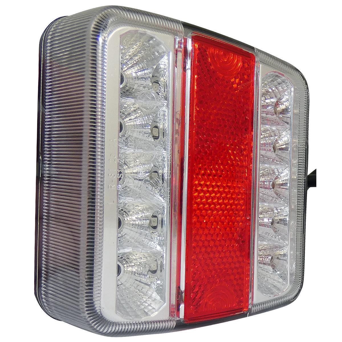 12V LED стопове пет функции за ремаркета и колесари с магнит кабел