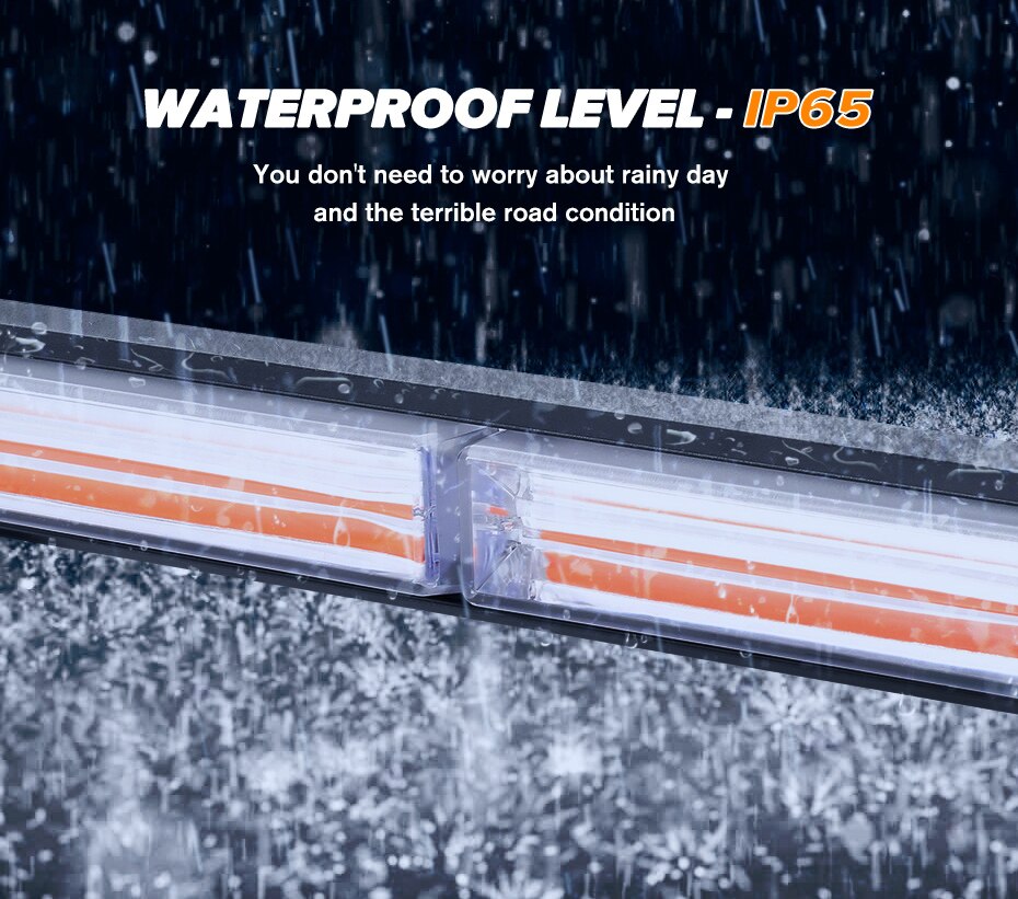 30 Cm Сигнална Аварийна Блиц Маяк Led Бар Лампа Пътна Помощ Платформа