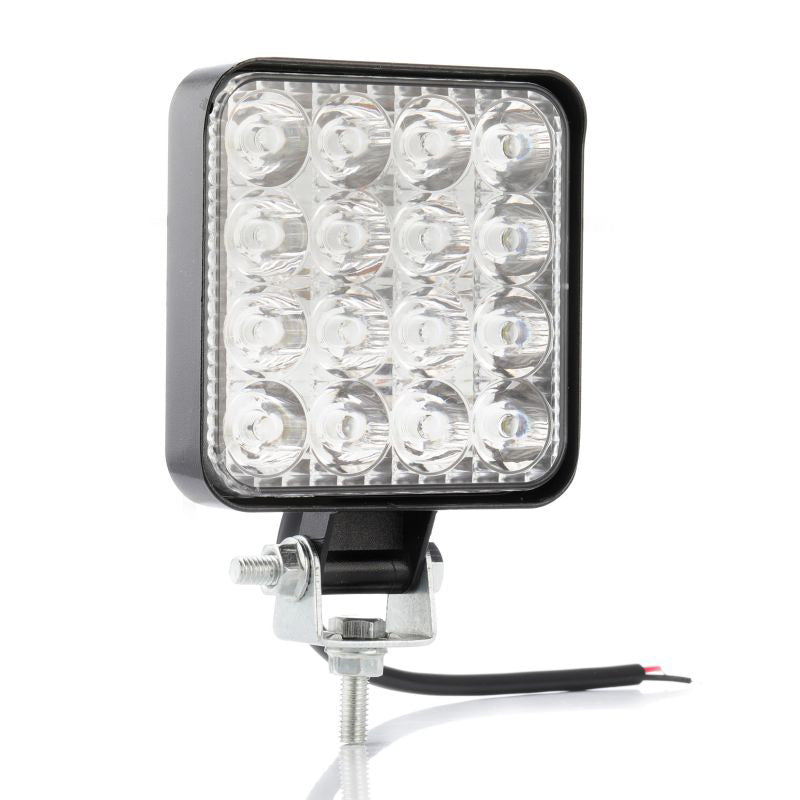 Комплект 2 Броя 48W Мини ЛЕД LED Диоден Фар Прожектор Дневни Светлини Диодна Лампа 12V 24V
