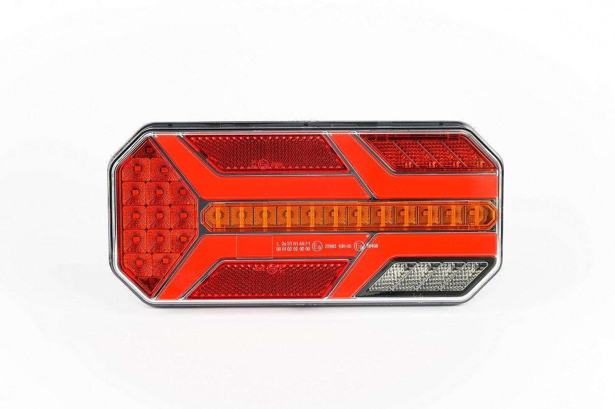 Комплект LED ЛЕД Диодни Стопове, Динамичен Мигач, 7 Функции, 12/24V